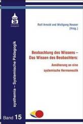 Beobachtung des Wissens - Das Wissen des Beobachters