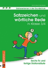 Satzzeichen und wörtliche Rede in Klasse 3/4