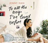 To all the boys I've loved before, 6 Audio-CDs