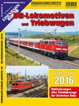 DB-Lokomotiven und Triebwagen - Stand 1. Juli 2016