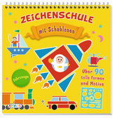 Zeichenschule: Fahrzeuge, m. Schablonen