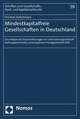 Mindestkapitalfreie Gesellschaften in Deutschland
