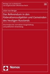 Das Referendum in den Föderationssubjekten und Gemeinden des heutigen Russlands