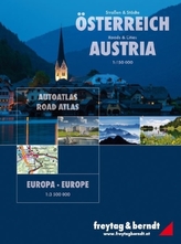 Freytag & Berndt Atlas Straßen & Städte Österreich, Europa. Roads & Cities Austria, Europa