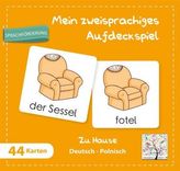 Mein zweisprachiges Aufdeckspiel, Zu Hause Deutsch-Polnisch (Kinderspiel)
