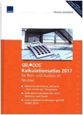 sirAdos Kalkulationsatlas 2017 für Roh- und Ausbau im Neubau