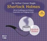 Sherlock Holmes - Sämtliche Erzählungen, 3 MP3-CDs