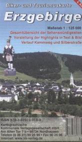 Erzgebirge, Biker- und Tourismuskarte
