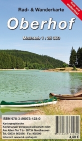 KKV Rad- und Wanderkarte Oberhof