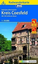 BVA Radwanderkarte Radregion Münsterland Kreis Coesfeld 1:50.000
