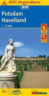 ADFC-Regionalkarte Potsdam Havelland mit Tagestouren-Vorschlägen, 1:75.000, reiß- und wetterfest, GPS-Tracks Download