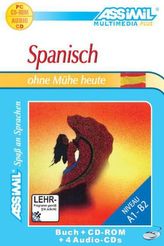 Assimil Spanisch ohne Mühe heute, Lehrbuch, 4 Audio-CDs u. 1 CD-ROM