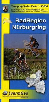 Topographische Karte Rheinland-Pfalz RadRegion Nürburgring