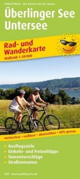 PublicPress Rad- und Wanderkarte Überlinger See, Untersee