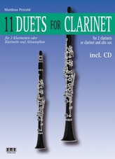 11 Duets for Clarinet, m. Audio-CD