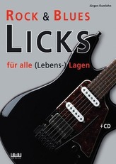 Rock & Blues Licks für alle (Lebens-) Lagen, für Gitarre, m. Audio-CD