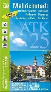 Amtliche Topographische Karte Bayern Mellrichstadt