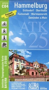 Amtliche Topographische Karte Bayern Hammelburg