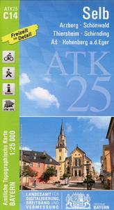 Amtliche Topographische Karte Bayern Selb