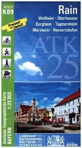 Amtliche Topographische Karte Bayern Rain