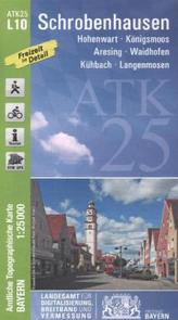 Amtliche Topographische Karte Bayern Schrobenhausen
