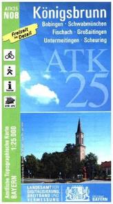 Amtliche Topographische Karte Bayern Königsbrunn