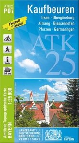Amtliche Topographische Karte Bayern Kaufbeuren