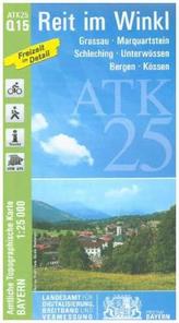Amtliche Topographische Karte Bayern Reit im Winkl