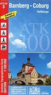 Amtliche Topographische Karte Bayern Bamberg - Coburg