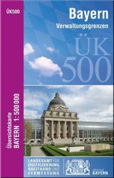 Übersichtskarten von Bayern - Verwaltungsausgabe