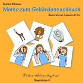 Memo zum Gebärdensuchbuch: Tiere (Kinderspiel)