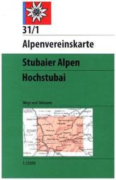 Alpenvereinskarte Stubaier Alpen, Hochstubai