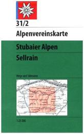 Alpenvereinskarte Stubaier Alpen, Sellrain