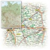 Bacher Straßenkarte Deutschland, Posterkarte