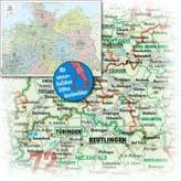 Bacher Organisations-Karte Deutschland Nord, Posterlandkarte, beschichtet