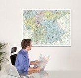Bacher Organisations-Karte Deutschland Süd, Posterlandkarte