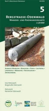 Odenwald Freizeitkarte Bergstraße-Odenwald