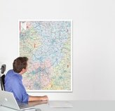 Bacher Postleitzahlen-Karte Hessen, Posterkarte