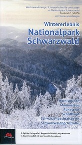 Wintererlebnis Nationalpark Schwarzwald, Winterkarte