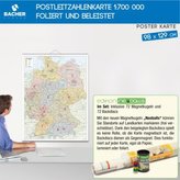 Bacher Poster Postleitzahlen Deutschland