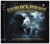 Sherlock Holmes Chronicles - Das Freimaurer-Komplott, 2 Audio-CD