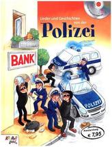 Lieder und Geschichten von der Polizei, m. Audio-CD