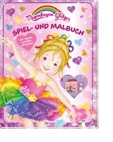 Regenbogen Glitzer Spiel- und Malbuch: Tina Ballerina