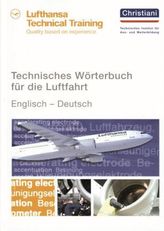 Technisches Wörterbuch für die Luftfahrt - Englisch-Deutsch