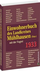 Einwohnerbuch des Landkreises Mühlhausen (Thür.) mit der Vogtei 1933