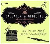 316 Balladen & Gedichte, 5 Audio-CD