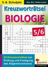 Kreuzworträtsel Biologie, 5.-6. Schuljahr