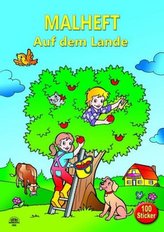 Stickermalbuch 'Auf dem Lande' incl. 100 Sticker