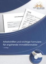 Arbeitshilfen und wichtige Formulare für angehende Immobilienmakler, m. CD-ROM