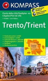 Kompass Stadtplan Trento /Trient